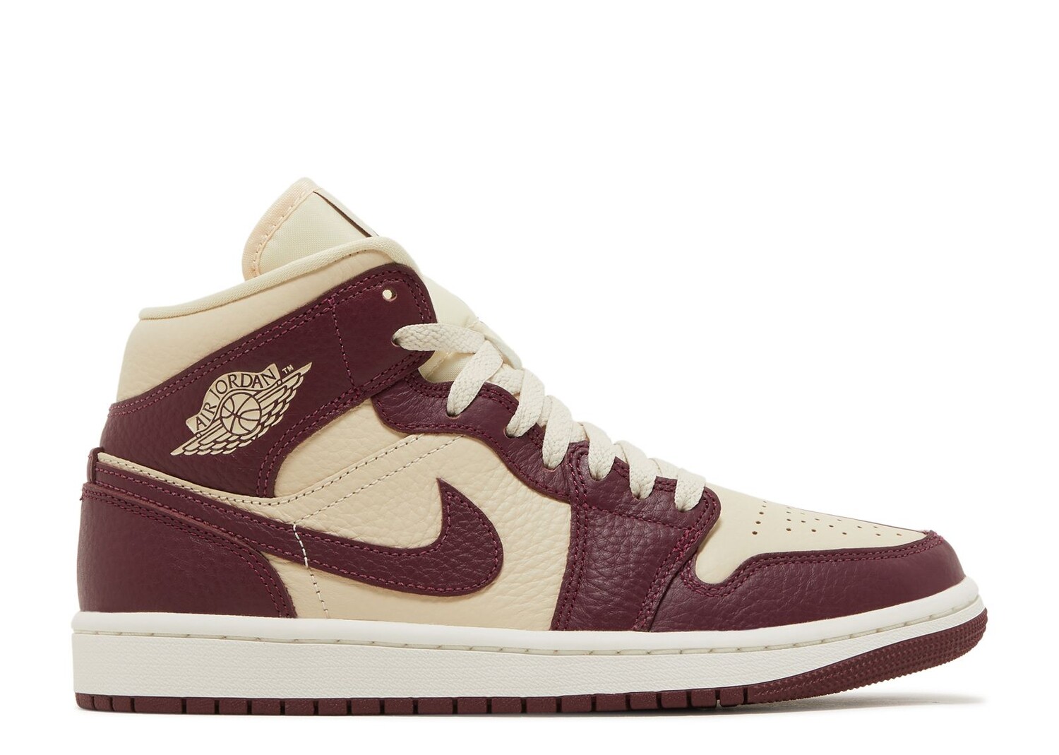 

Кроссовки Air Jordan Wmns Air Jordan 1 Mid Se 'Split - Beach Cherrywood', красный