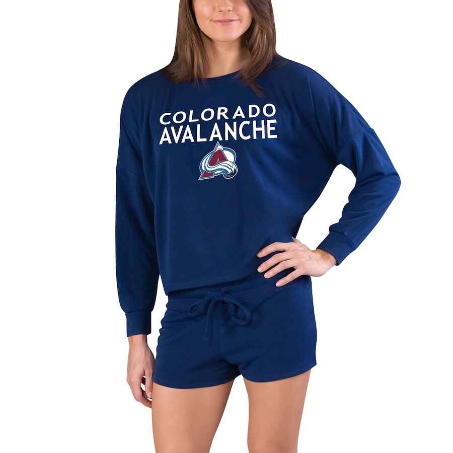 

Пижамный комплект Concepts Sport Colorado Avalanche, нави