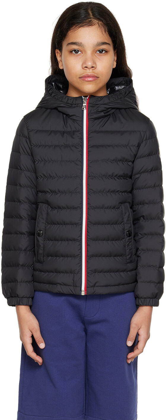 

Moncler Enfant Kids Черный пуховик Alim