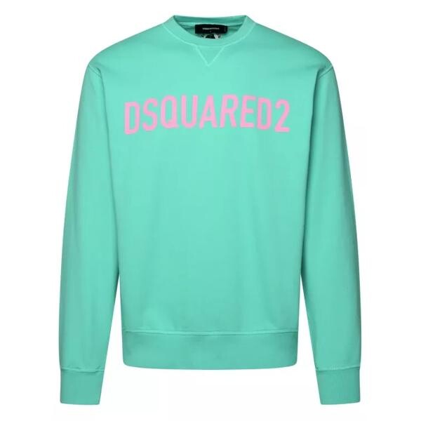 

Футболка mint cotton sweatshirt Dsquared2, зеленый