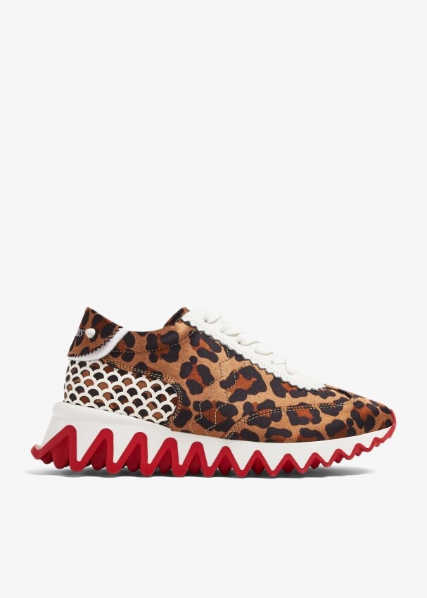 

Кроссовки Christian Louboutin Mini Shark, животный принт