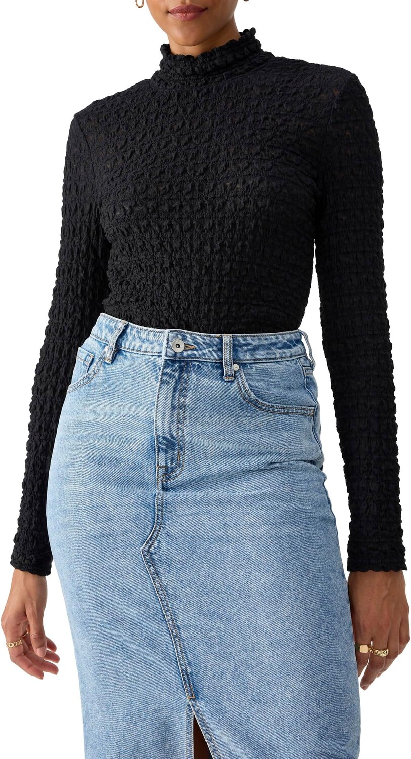 

Свитер Lace Mock Top Sanctuary, черный