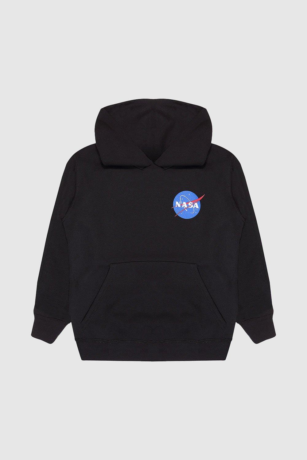 цена Классическая толстовка с логотипом NASA, черный