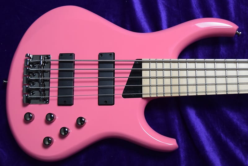 Басс гитара MTD Kingston Z-5, Gloss Pink / Maple