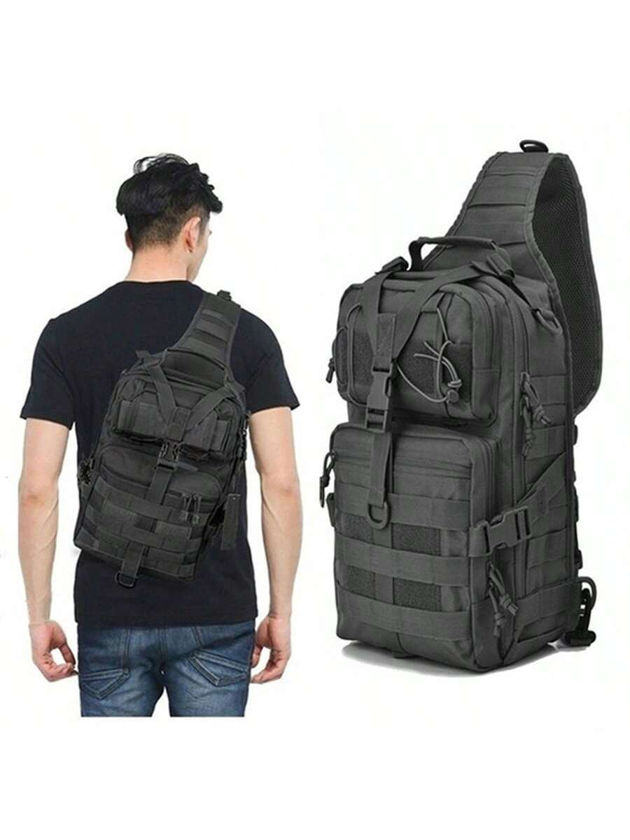 1 предмет, новая модная брендовая повседневная седельная сумка, черный 1 шт мужская сумка через плечо для занятий спортом на открытом воздухе хаки