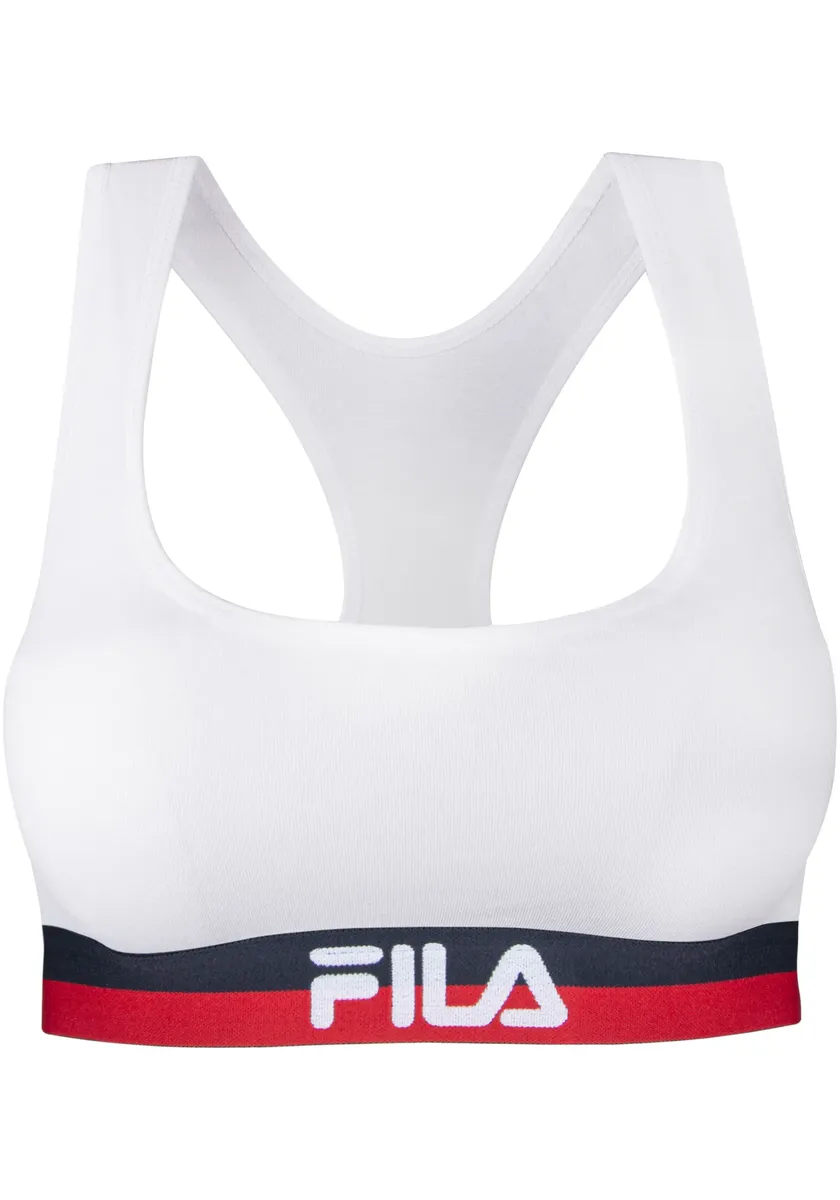 

Fila Бюстье, Бюстгальтер для женщин Без косточек и без подкладок, белый