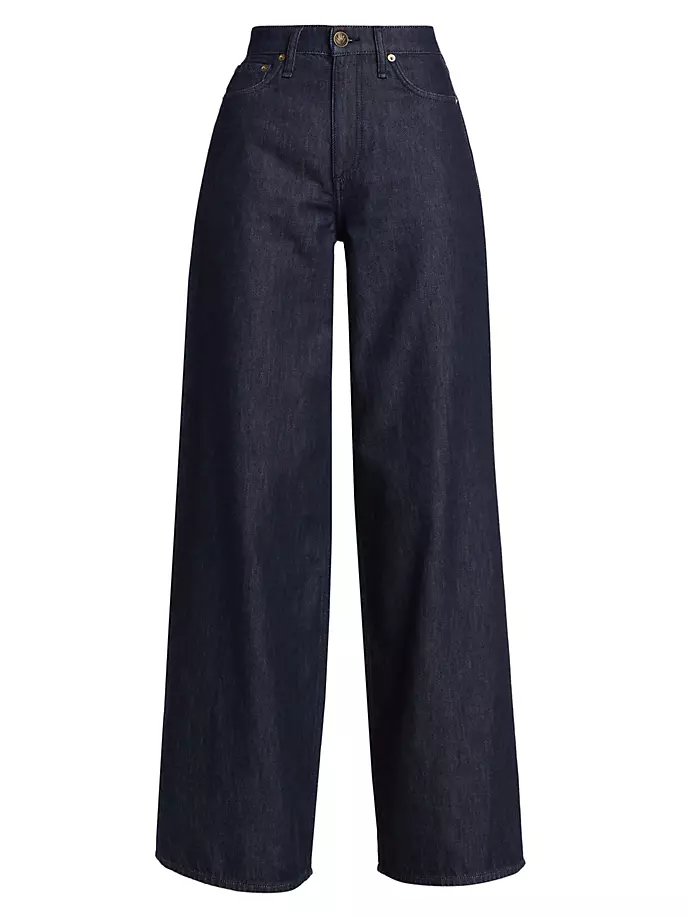 

Софи с высокой посадкой и широкими штанинами Rag & Bone, цвет rinse