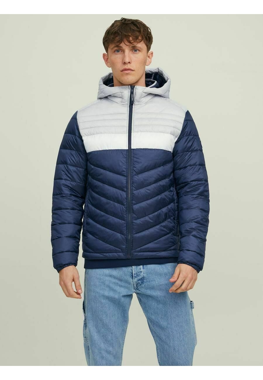 

Куртка Jack & Jones WATTIERTE LEICHTE KAPUZEN, цвет navy blazer