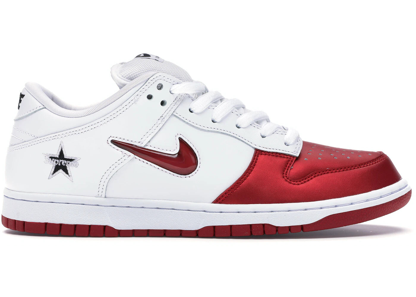

Кроссовки Nike SB Dunk Low Supreme мужские, черный / красный