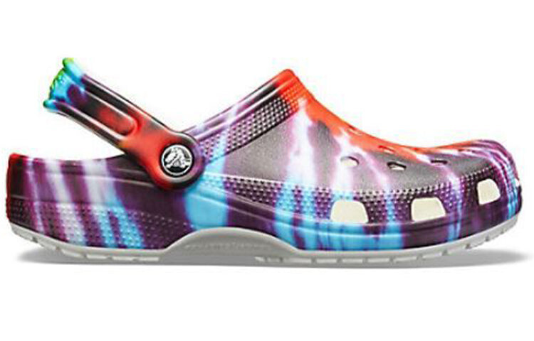 

Сандалии Crocs Classic Clog Tie Dye, фиолетовый/синий/оранжевый