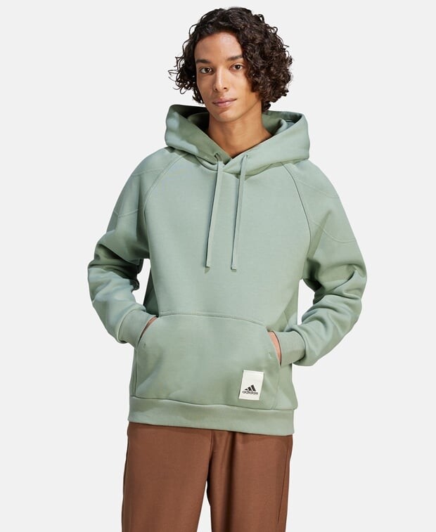 

Флисовая толстовка adidas, зеленый