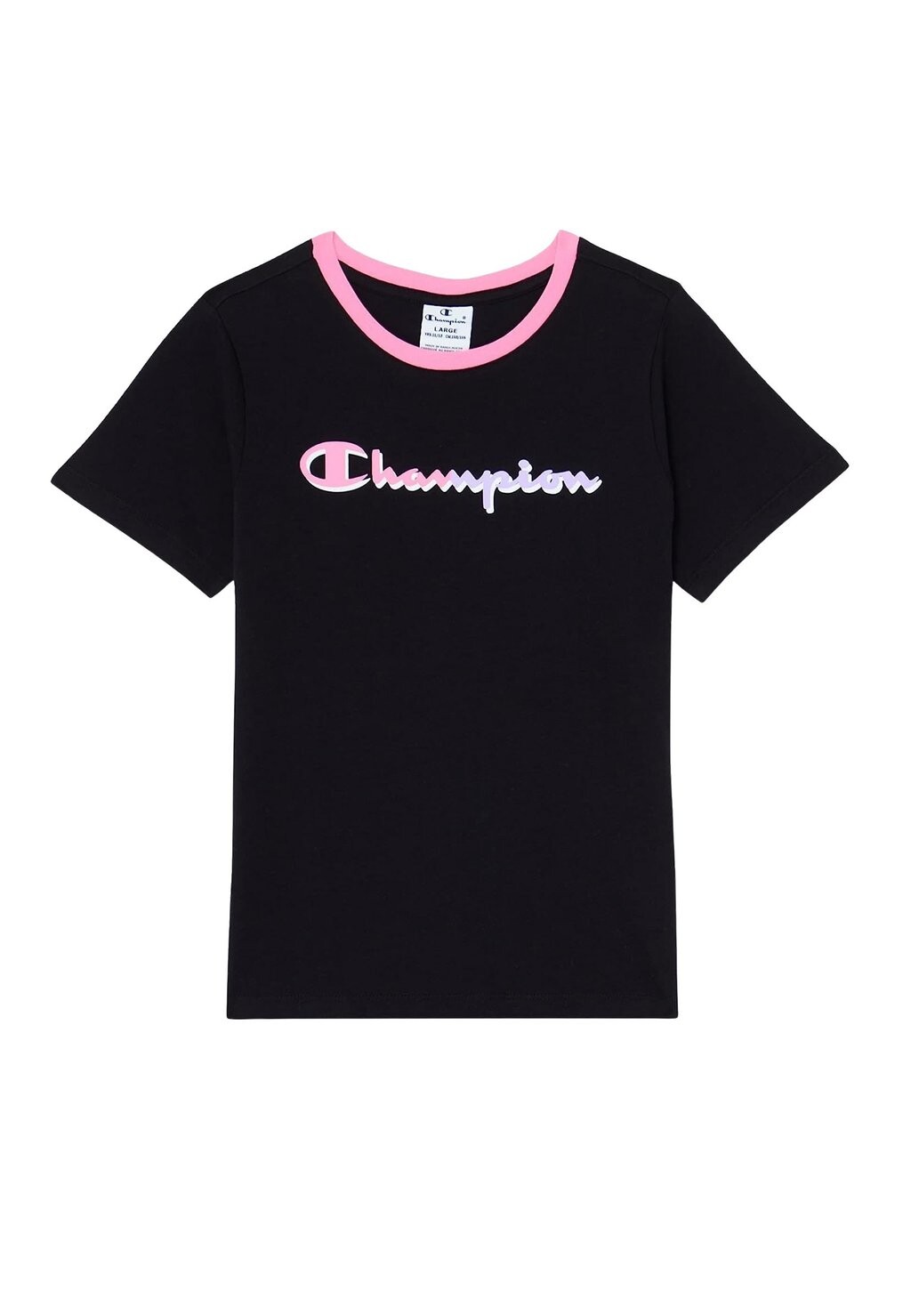 

Футболка с принтом CREWNECK Champion, черный