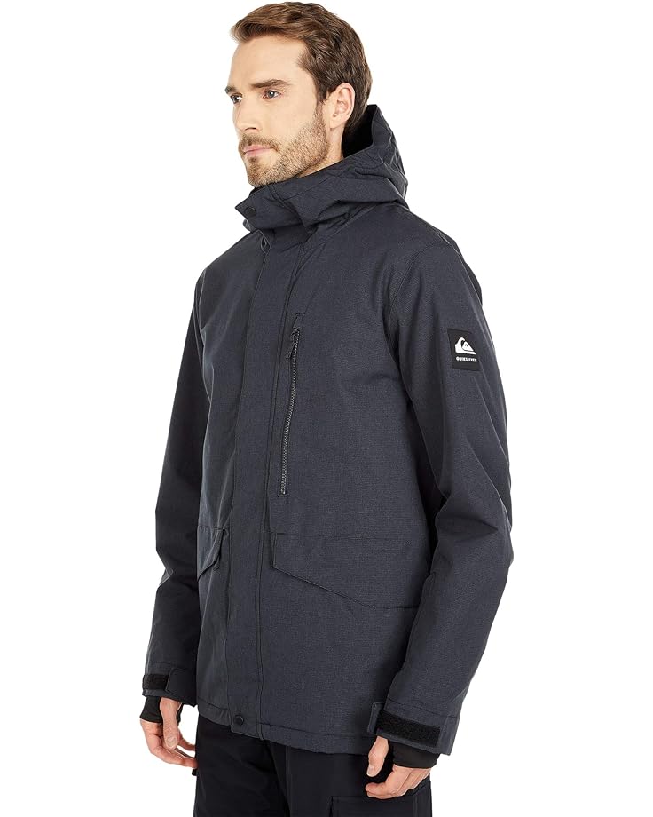 Куртка Quiksilver Snow Mission Solid Jacket, реальный черный куртка quiksilver snow mission block jacket цвет grenadine