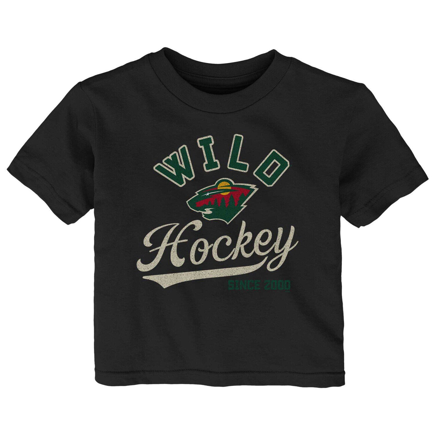 

Черная футболка Infant Minnesota Wild Take The Lead Outerstuff