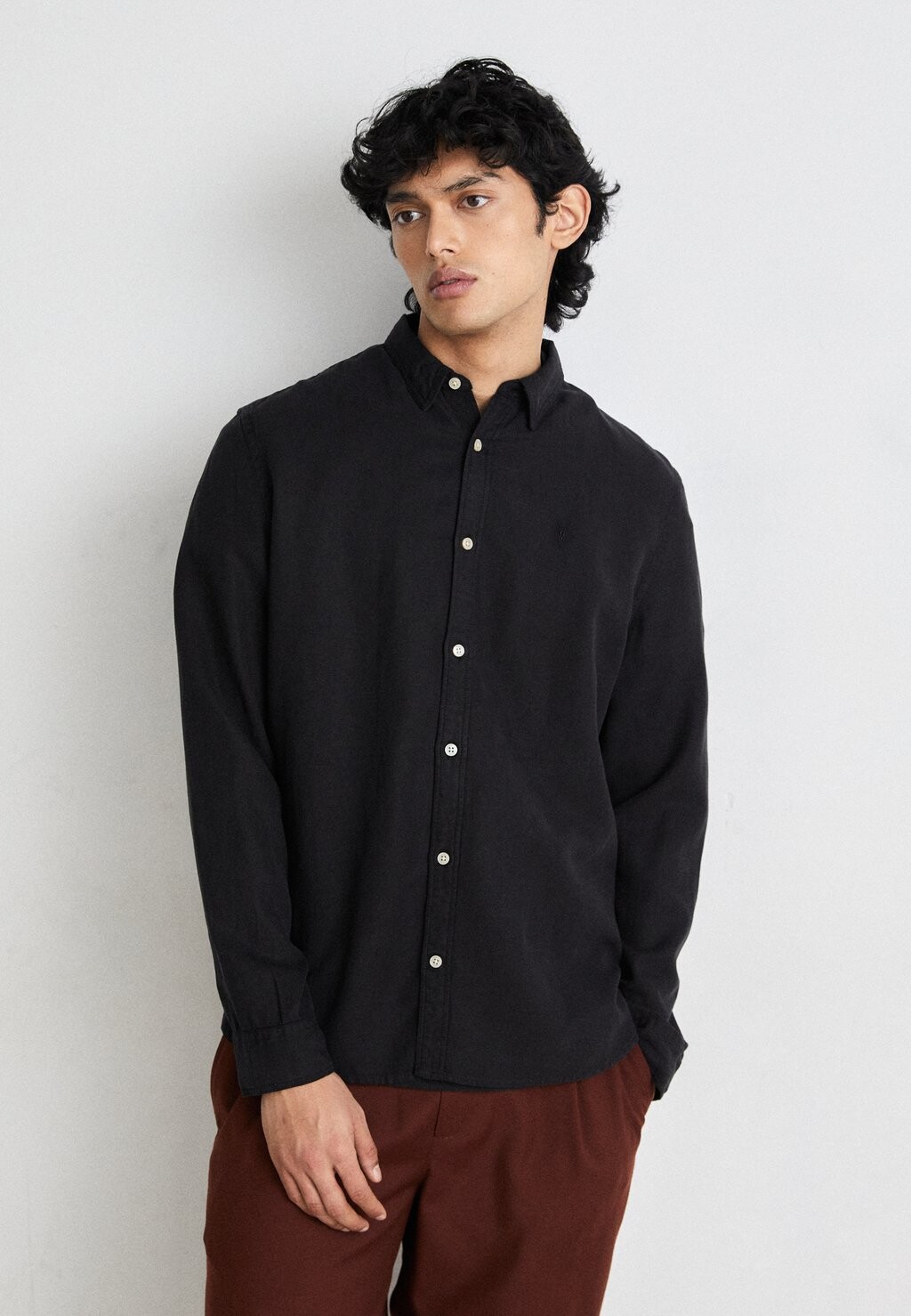 

Рубашка LAGUNA AllSaints, цвет washed black