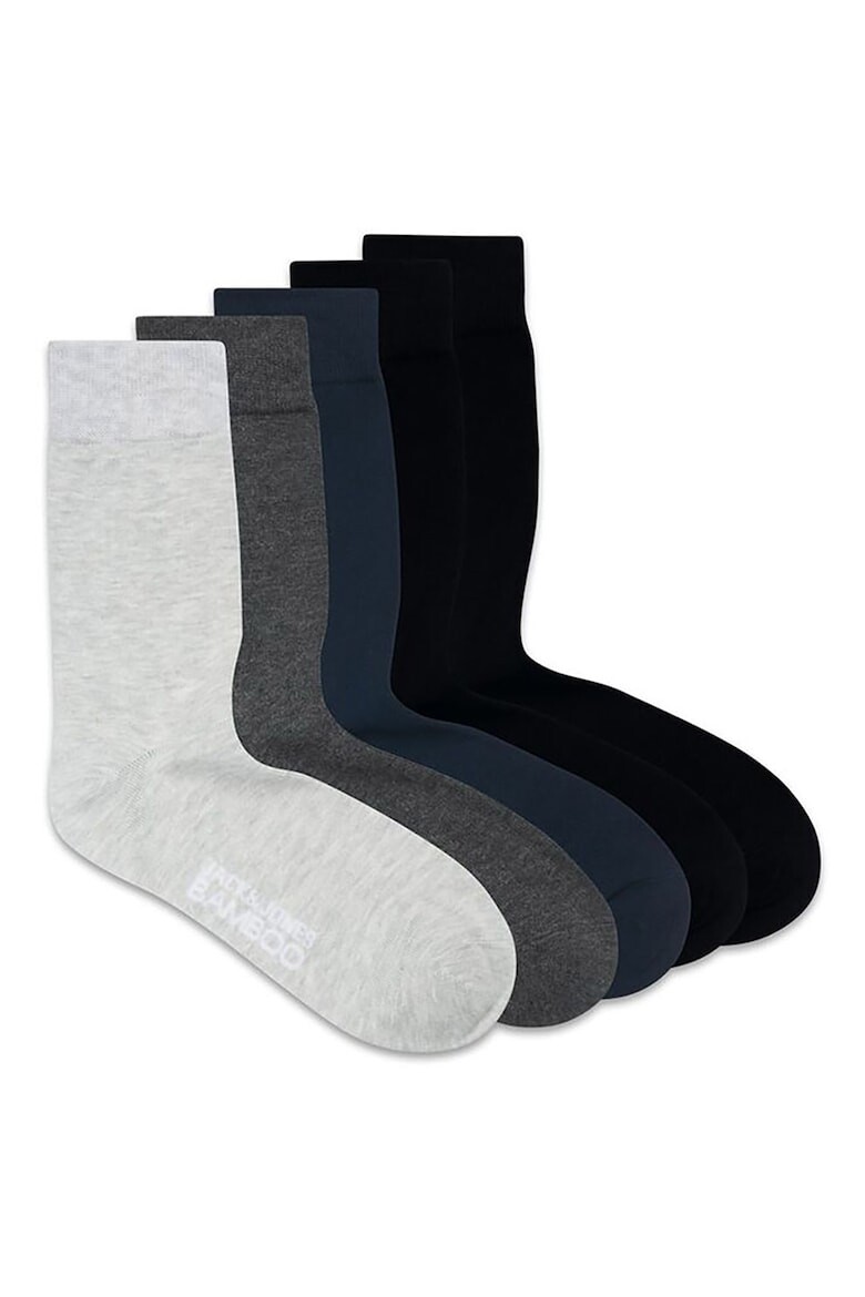 Jack&Jones, Длинные носки - 5 пар Jack & Jones, черный