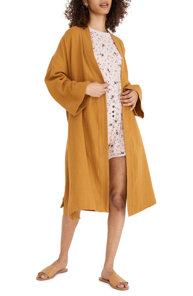 

Халат из двойного марлевого хлопка MADEWELL