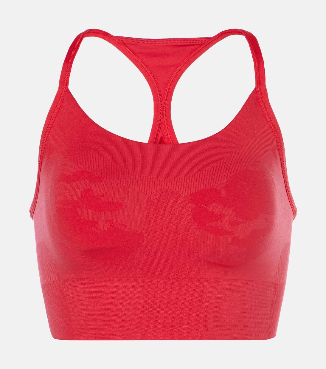 

Спортивный бюстгальтер с логотипом Adidas By Stella Mccartney, цвет core pink
