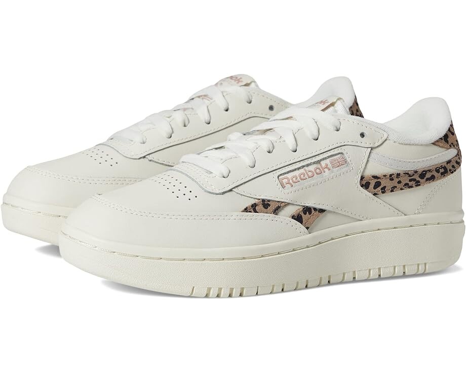 

Кроссовки Reebok Lifestyle Women's Club C Double Revenge, цвет Chalk/Taupe/Black