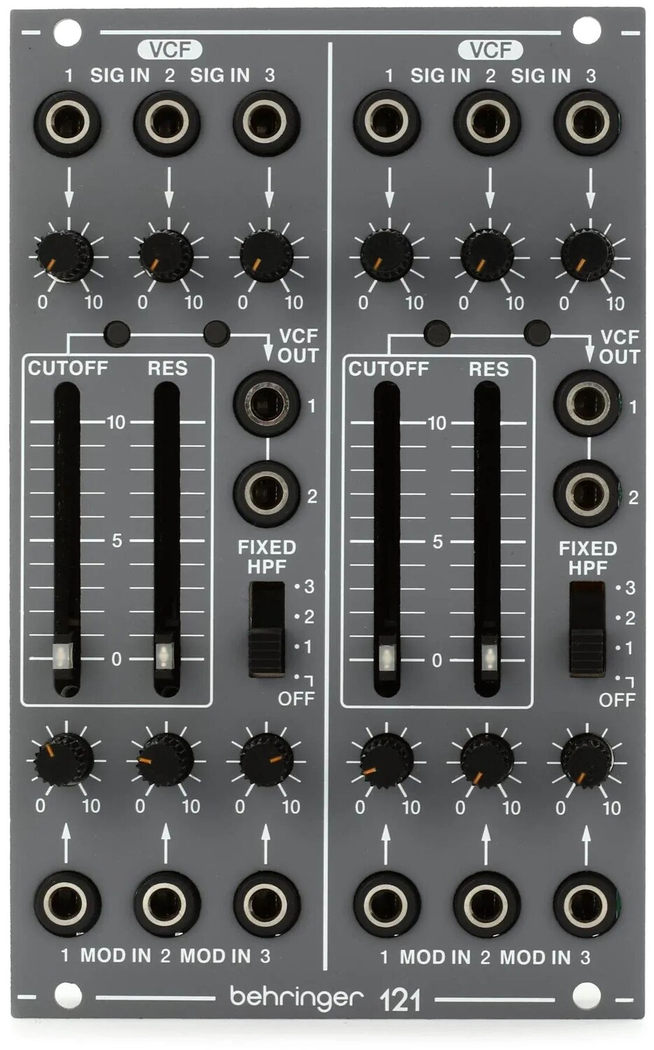 

Модуль Behringer 121 Dual VCF Eurorack