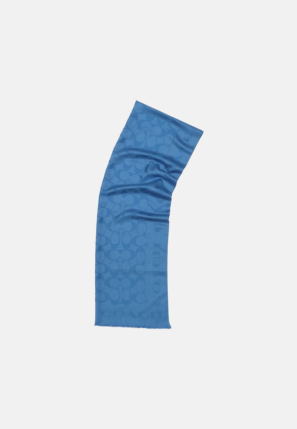 

Шарф SIGNATURE BORDER STOLE Coach, синий