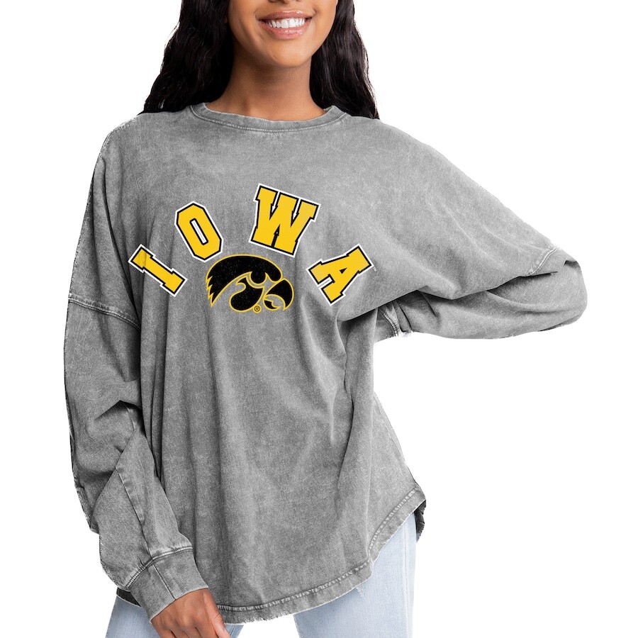 

Футболка с длинным рукавом Gameday Couture Iowa Hawkeyes, серый