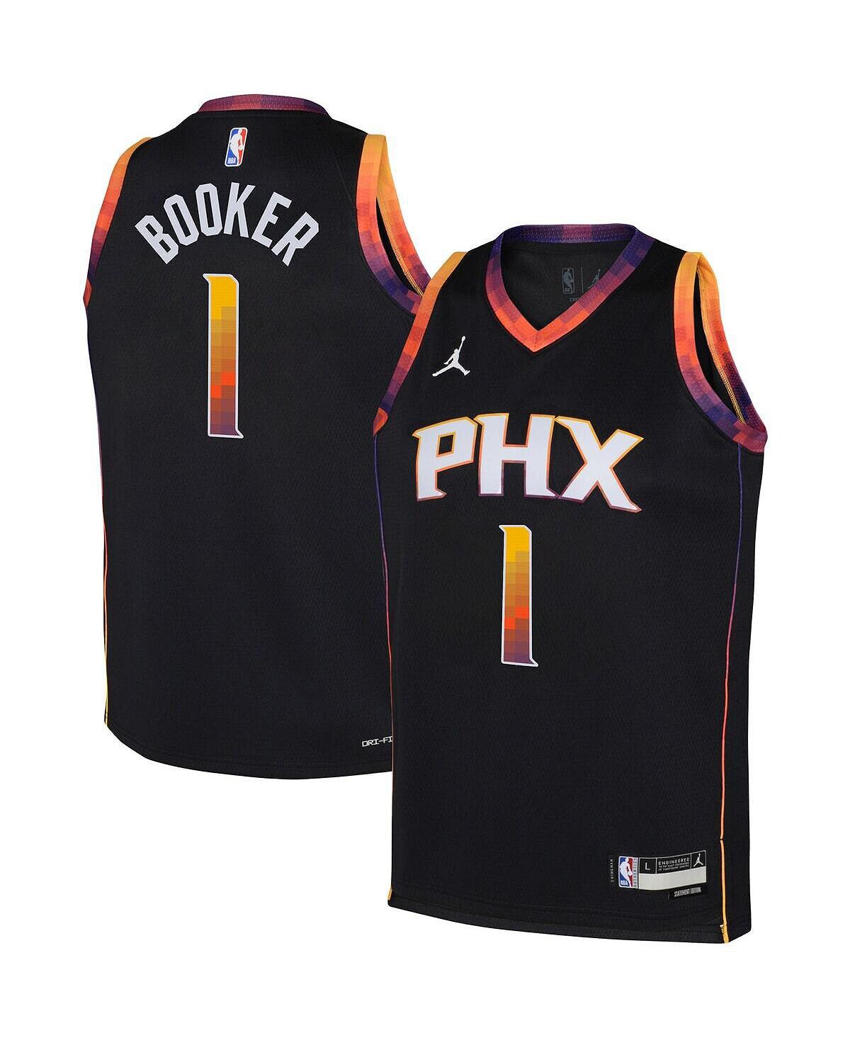 

Джерси Big Boys Brand Devin Booker Black Phoenix Suns 2022/23 Swingman - Statement Edition Jordan