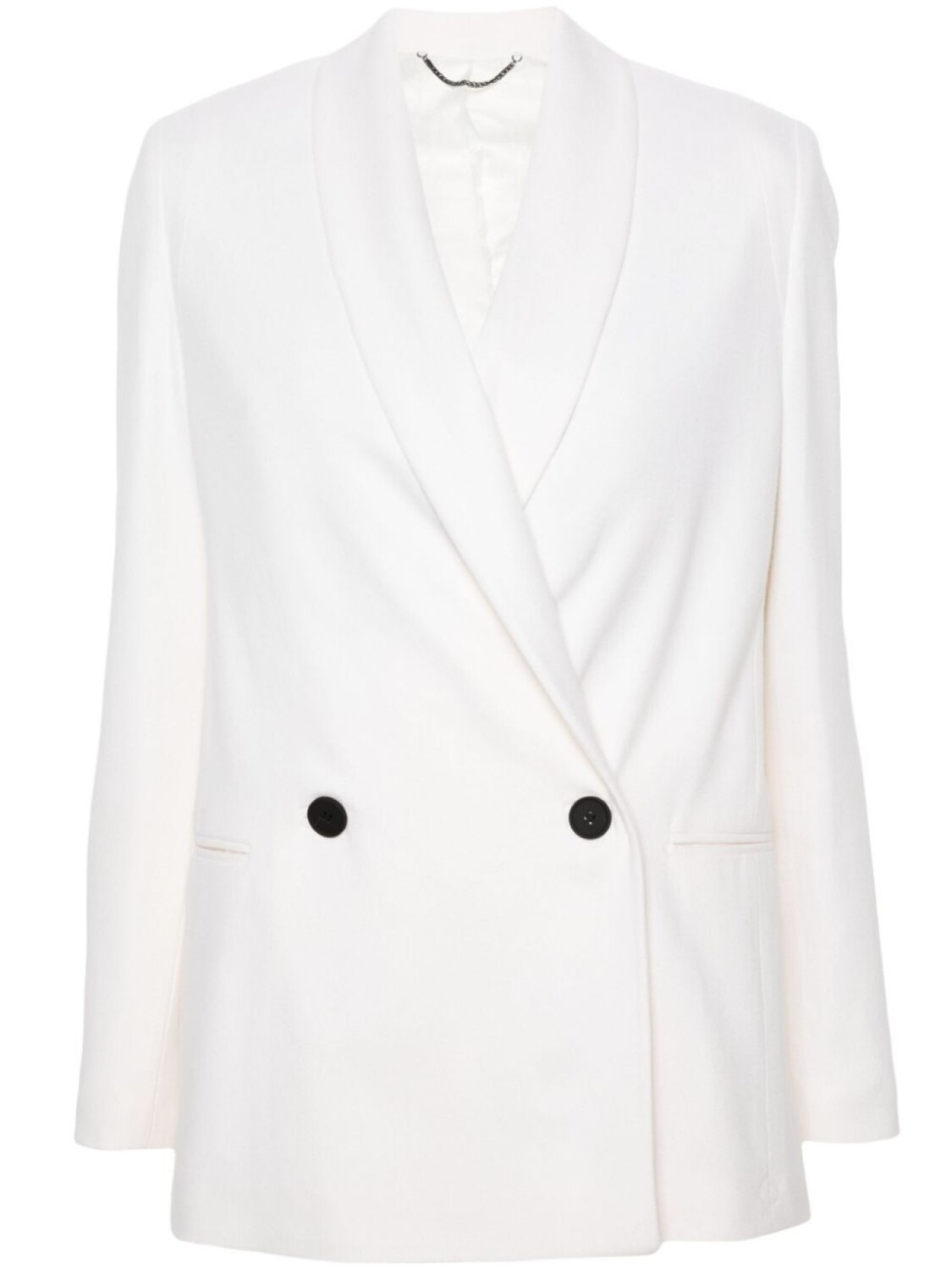 

AllSaints двубортный блейзер Laila, белый