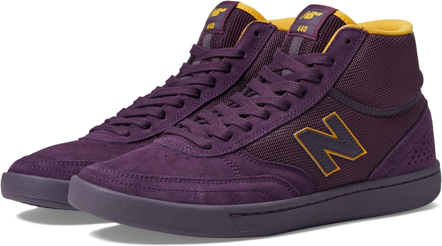 

Кроссовки 440 High New Balance, цвет Purple/Yellow