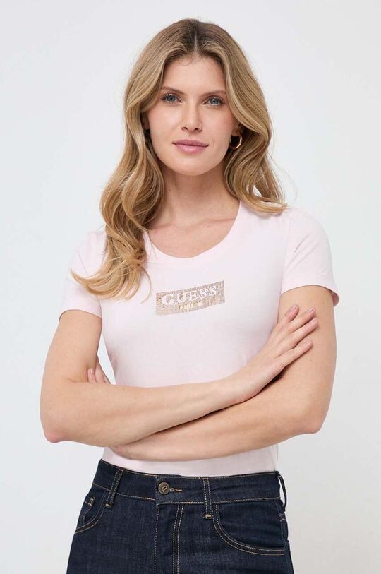 

Футболки Guess, розовый