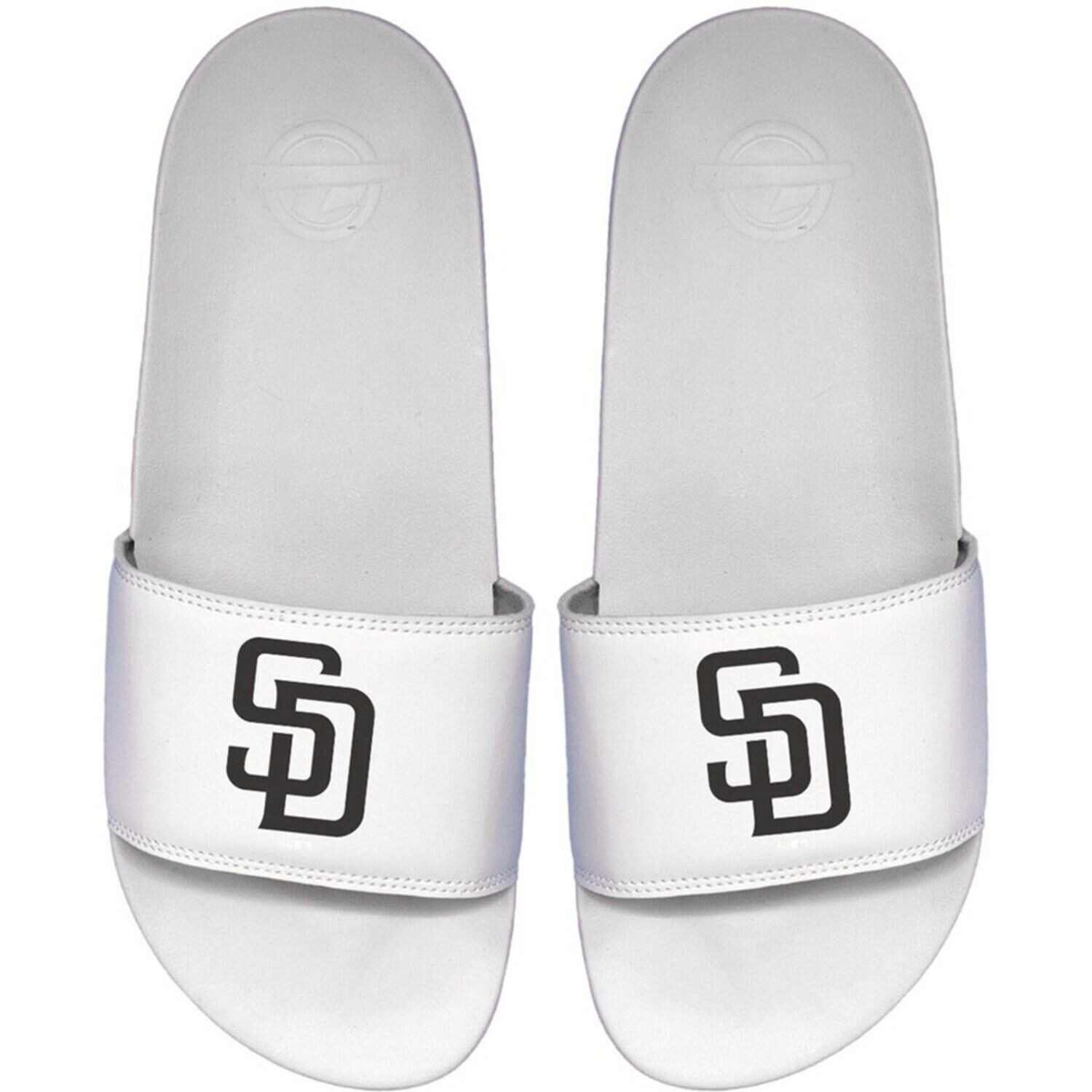 

Белые шлепанцы Youth ISlide San Diego Padres Primary Motto Unbranded