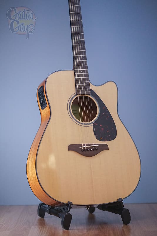 Акустическая гитара Yamaha FGX800C Natural электроакустическая гитара yamaha fgx800c sdb