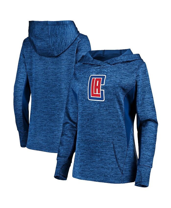 

Женский фирменный пуловер с капюшоном Royal LA Clippers Showtime Done Better Fanatics, синий