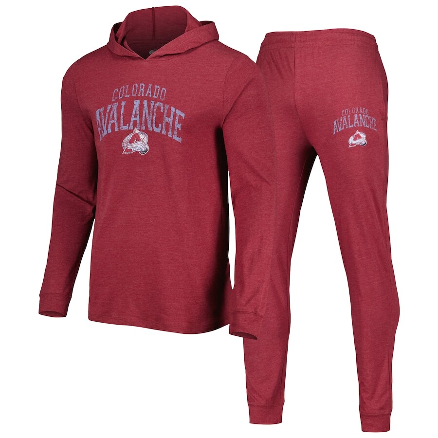 

Пижамный комплект Concepts Sport Colorado Avalanche, бордовый