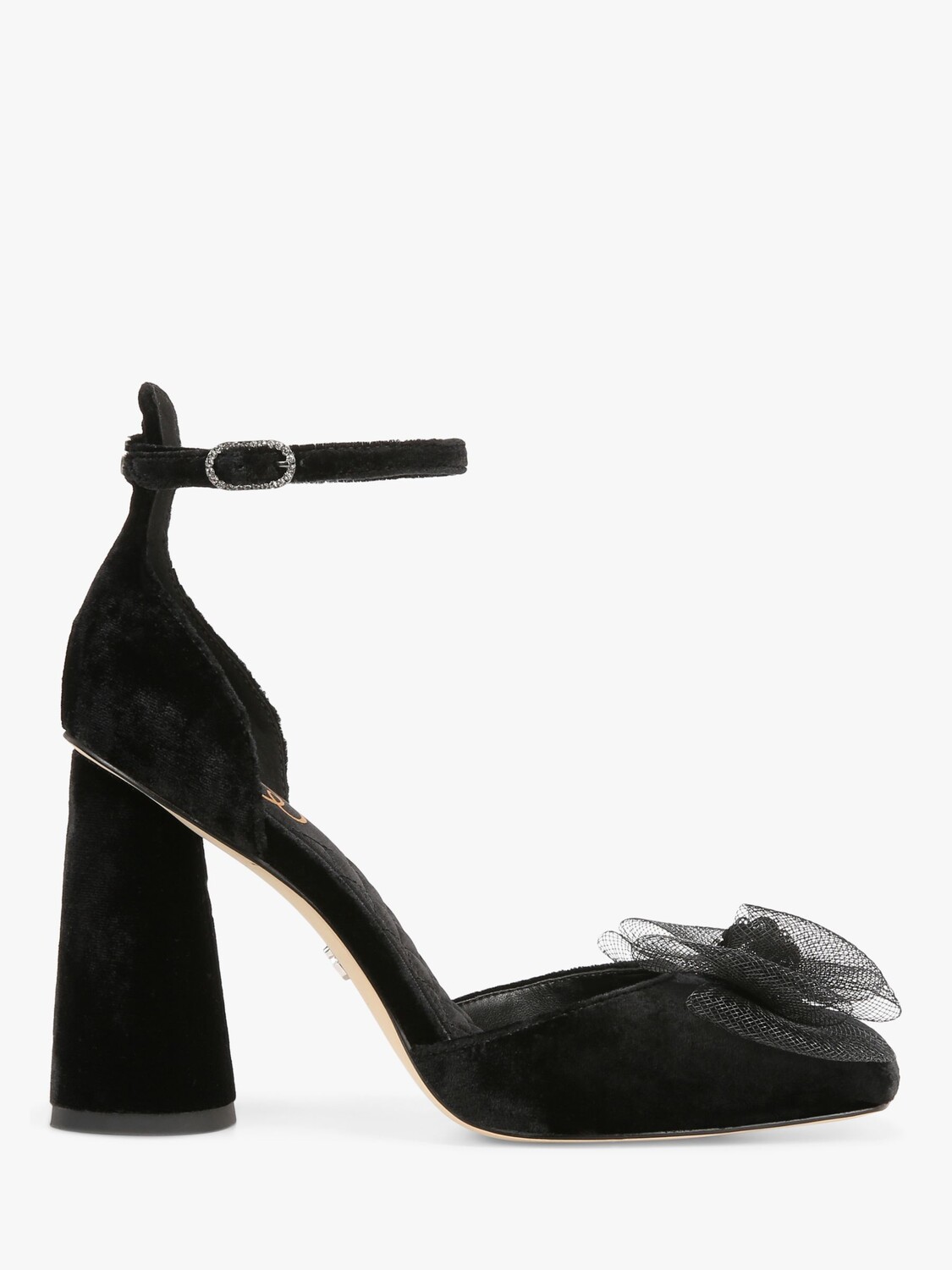 

Туфли-лодочки на каблуке с ремешком на щиколотке Colter Sam Edelman, черный