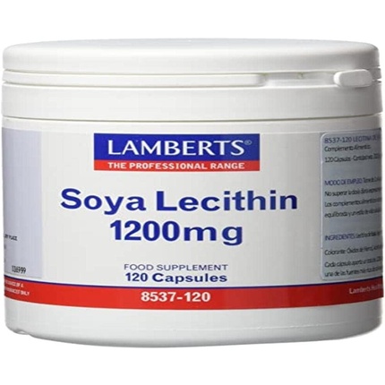 Ламбертс соевый лецитин 1200мг 120 капсул Lamberts биодобавка натуральный соевый лецитин licithin 100 капсул