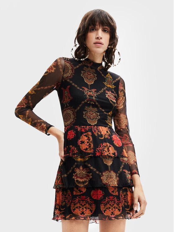 

Платье на каждый день, стандартного кроя Desigual, черный