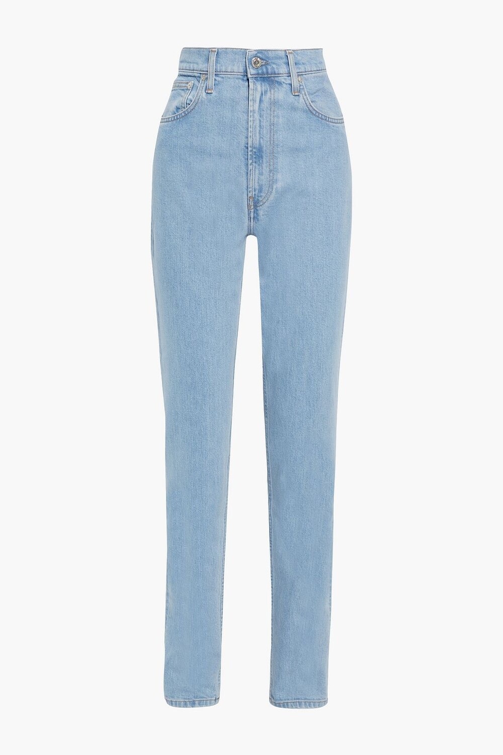 

Джинсы узкого кроя с высокой посадкой Femme Hi Spikes HELMUT LANG, синий