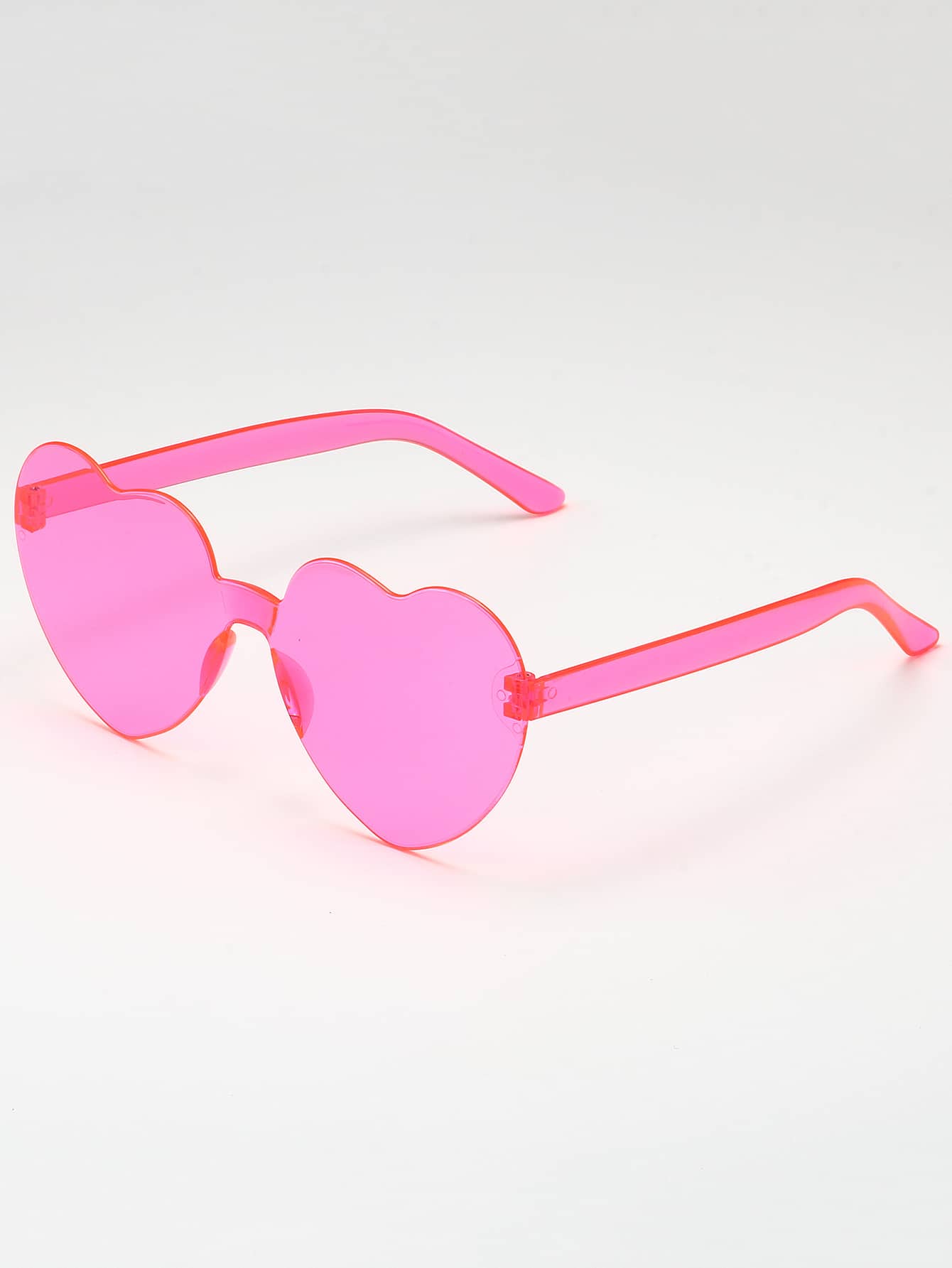 10 шт. женские очки в форме розового сердца 10 шт пластиковые зажимы в виде розового сердца