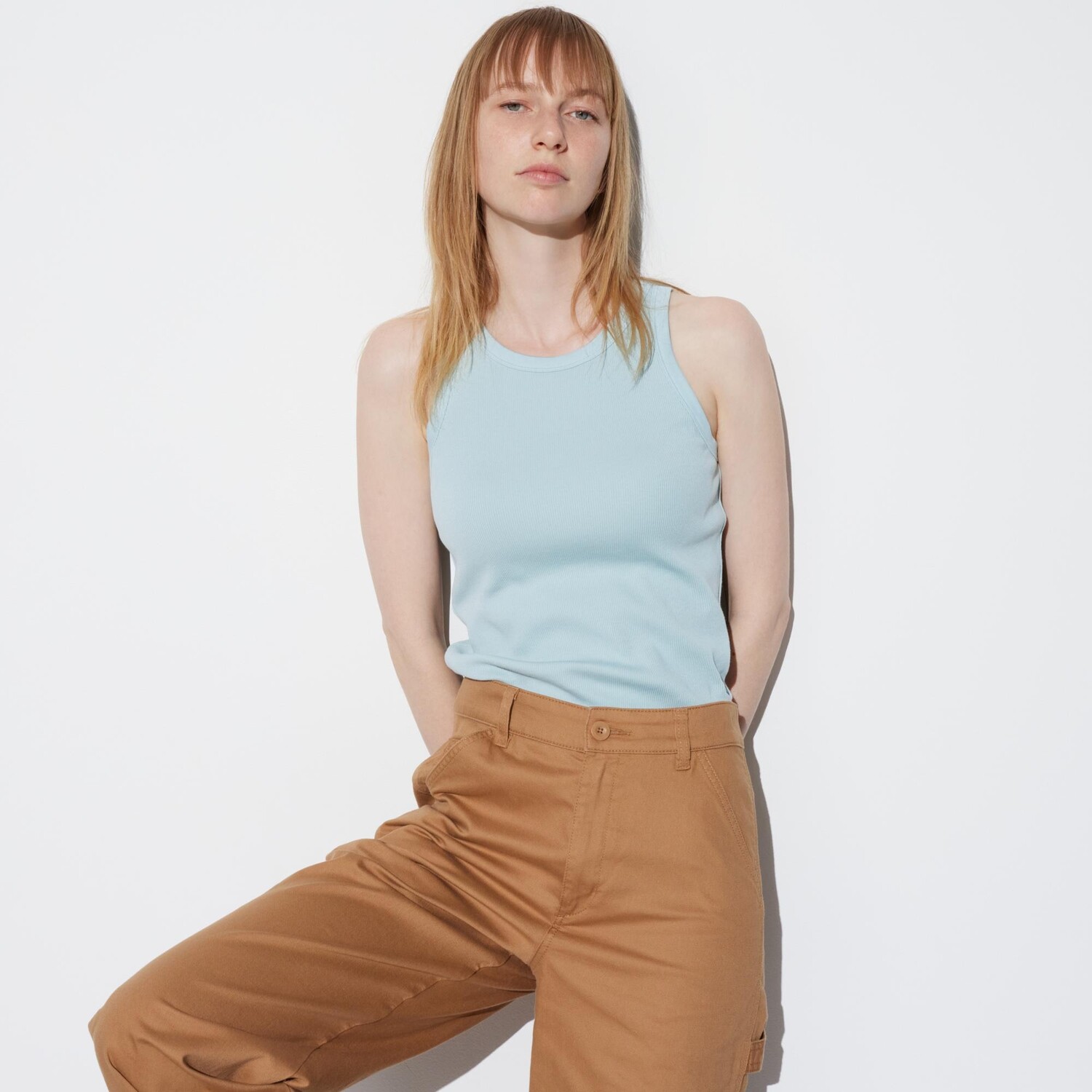 

Майка-бюстгальтер Uniqlo, синий