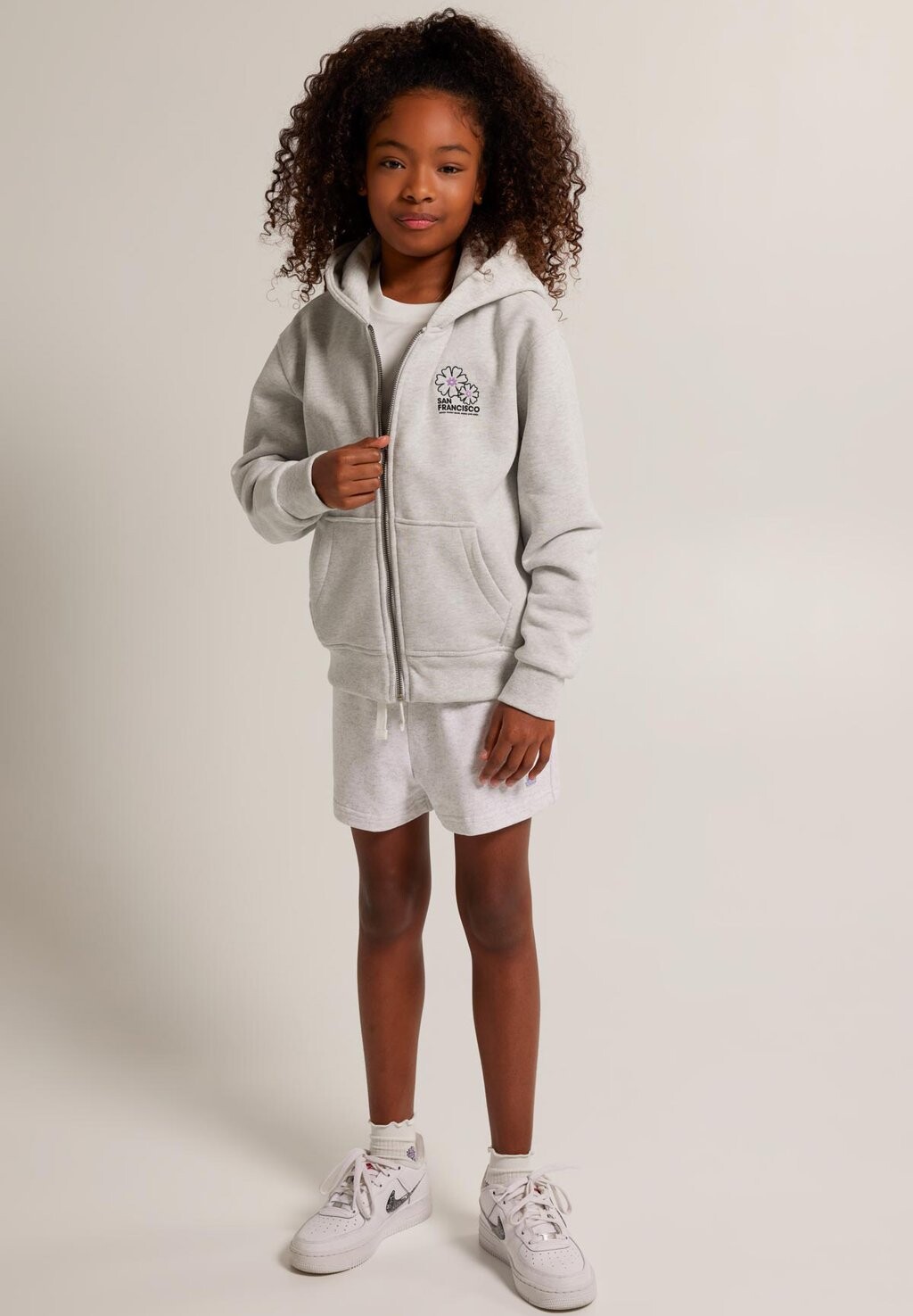 

Толстовка SASCHA JR America Today, цвет light grey melange