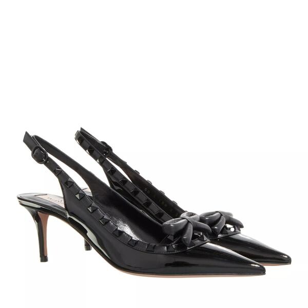 

Туфли rockstud slingback pumps Valentino Garavani, черный
