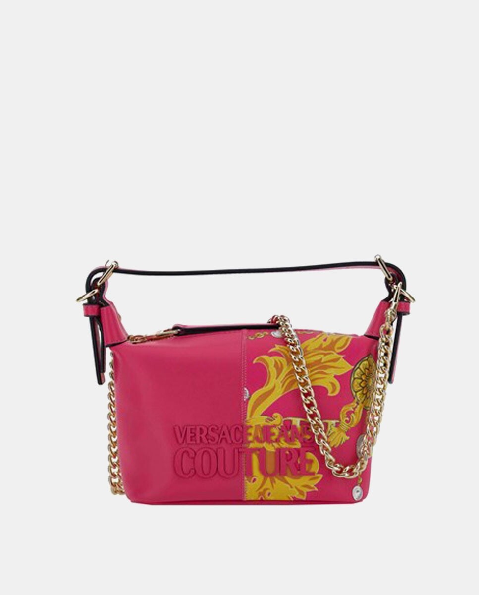 

Миниатюрная разноцветная сумка через плечо на молнии Versace Jeans Couture, мультиколор