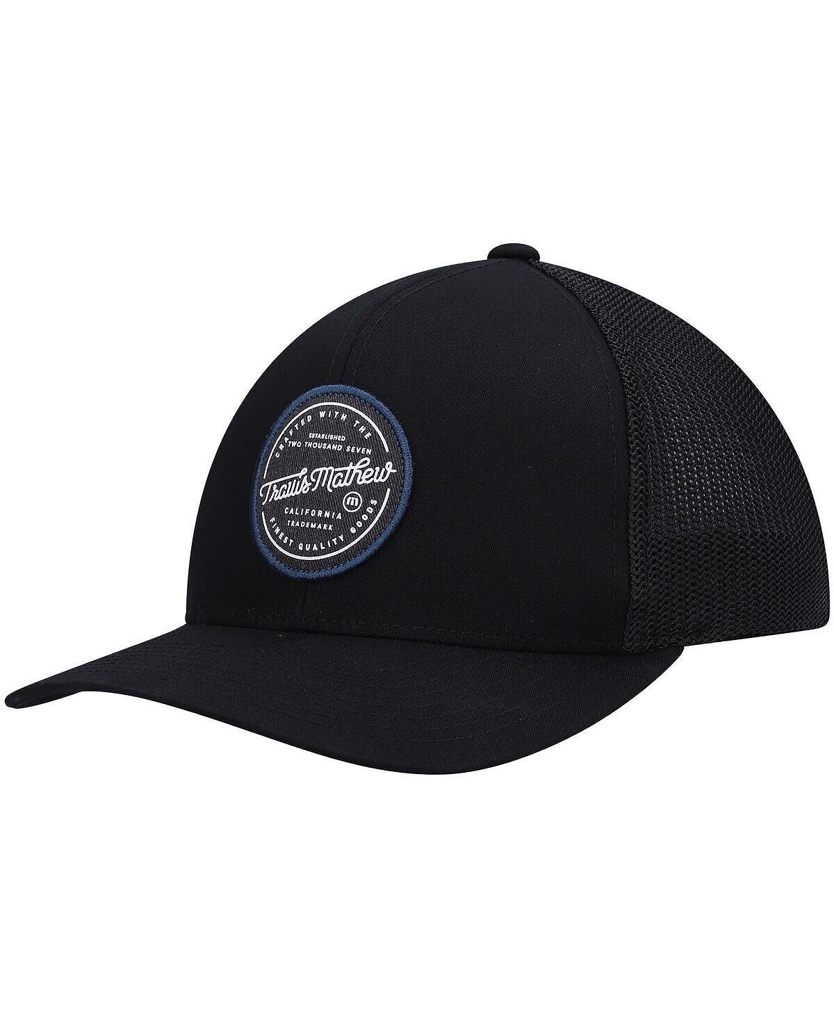 

Мужская черная шляпа Snapback «Как зовут эту шляпу» Travis Mathew