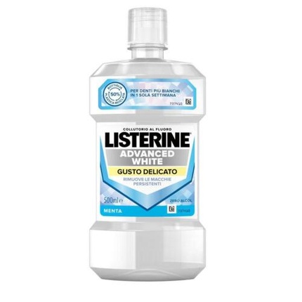 Listerine Advanced White Sensitive жидкость для полоскания рта 500 мл, Johnson & Johnson Spa