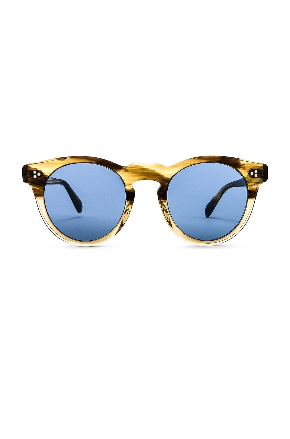 

Солнцезащитные очки Oliver Peoples Lewen, цвет Canarywood Gradient