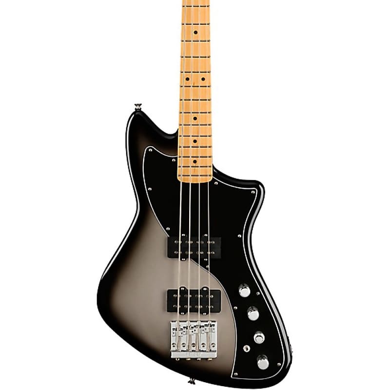 цена Басс гитара Fender Player Plus Meteora Bass With Maple Fingerboard 2023 - Silver Burst