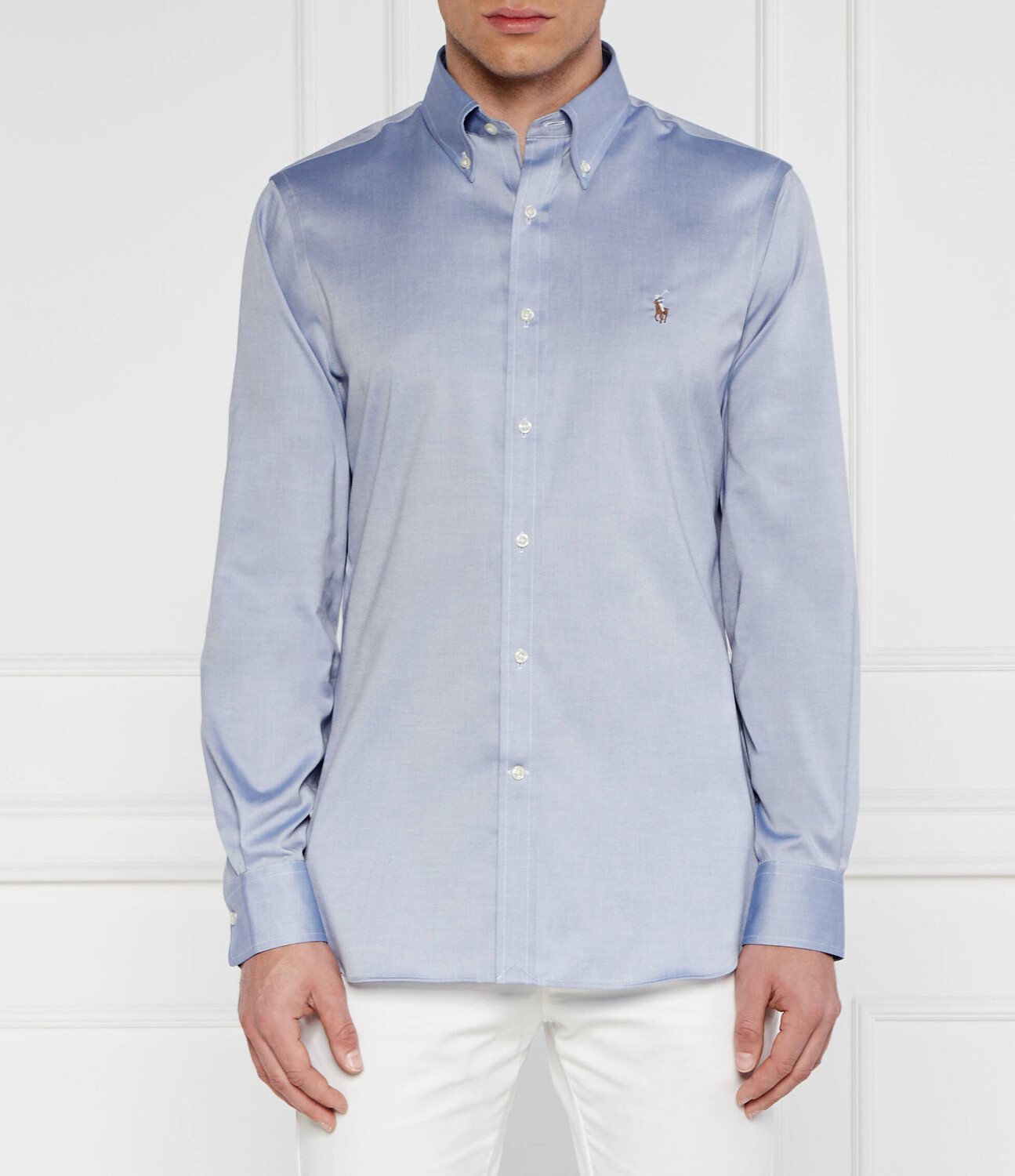 

Рубашка POLO RALPH LAUREN Slim Fit, синий