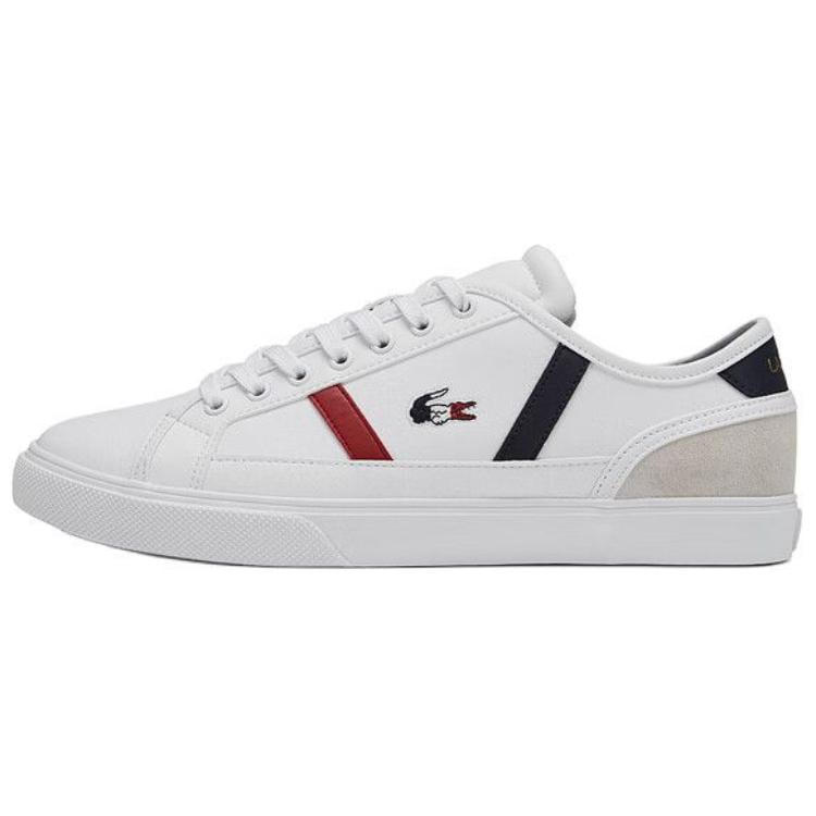 

Кроссовки LACOSTE Skateboarding Shoes Men Low-top White, белый