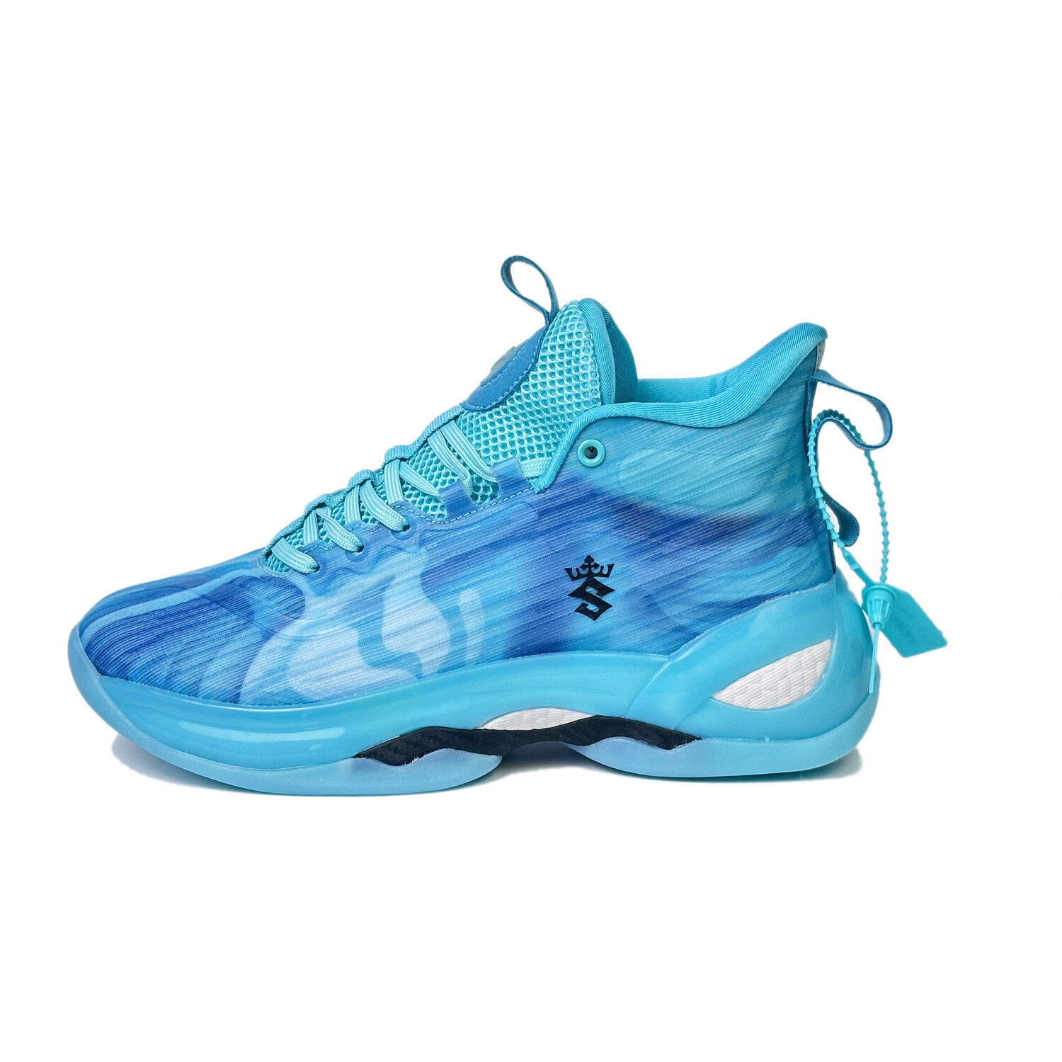 

Баскетбольные кроссовки Basketball Shoes Unisex Mid-Top Bage, цвет Deep Sky Blue
